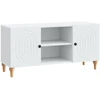 TV staliukas Televizoriaus spintelė Balta 102 x 34,5 x 50 cm