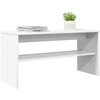 TV staliukas Televizoriaus spintelė 80 x 30 x 40 cm Balta Apdirbta mediena