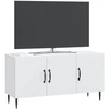 TV staliukas Televizoriaus spintelė Balta 99 x 34,5 x 50 cm Apdirbta mediena