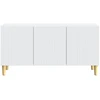 TV staliukas Televizoriaus spintelė Balta 99 x 34,5 x 50 cm Apdirbta mediena