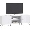 TV staliukas Televizoriaus spintelė Balta 150 x 31 x 50 cm Apdirbta mediena