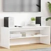 TV staliukas Televizoriaus spintelė Balta 100 x 35 x 40 cm Apdirbta mediena