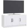 TV staliukas Televizoriaus spintelė Balta 99 x 34,5 x 47 cm Apdirbta mediena
