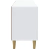 TV staliukas Televizoriaus spintelė Balta 150 x 31 x 50 cm Apdirbta mediena