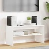 TV staliukas Televizoriaus spintelė Balta 80 x 30 x 40 cm Apdirbta mediena