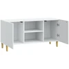 TV staliukas Televizoriaus spintelė Balta 102 x 34,5 x 50 cm