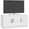 TV staliukas Televizoriaus spintelė Balta 99 x 34,5 x 47 cm Apdirbta mediena