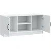 TV staliukas Televizoriaus spintelė Balta 102 x 34,5 x 47 cm