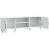 TV staliukas Televizoriaus spintelė Balta 150 x 31 x 50 cm Apdirbta mediena