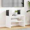 TV staliukas Televizoriaus spintelė Balta 60 x 35 x 40 cm Apdirbta mediena