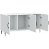 TV staliukas Televizoriaus spintelė Balta 99 x 34,5 x 50 cm Apdirbta mediena