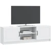 TV staliukas Televizoriaus spintelė Balta 150 x 31 x 47 cm Apdirbta mediena
