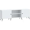 TV staliukas Televizoriaus spintelė Balta 150 x 31 x 50 cm Apdirbta mediena