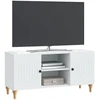 TV staliukas Televizoriaus spintelė Balta 102 x 34,5 x 50 cm