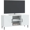 TV staliukas Televizoriaus spintelė Balta 102 x 34,5 x 50 cm