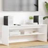 TV staliukas Televizoriaus spintelė Balta 100 x 30 x 40 cm Apdirbta mediena