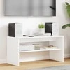 TV staliukas Televizoriaus spintelė 80 x 35 x 40 cm Balta Apdirbta mediena