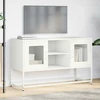 TV staliukas Televizoriaus spintelė, balta, 100,5x39x60,5cm, plienas