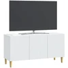 TV staliukas Televizoriaus spintelė Balta 99 x 34,5 x 50 cm Apdirbta mediena