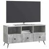 TV staliukas Televizoriaus spintelė Betono pilka 102 x 34,5 x 50 cm