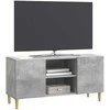 TV staliukas Televizoriaus spintelė Betono pilka 102 x 34,5 x 50 cm