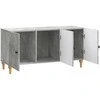 TV staliukas Televizoriaus spintelė Betono pilka 99 x 34,5 x 50 cm