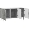 TV staliukas Televizoriaus spintelė Betono pilka 99 x 34,5 x 50 cm