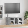 TV staliukas Televizoriaus spintelė Betono pilka 80 x 35 x 40 cm