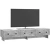 TV staliukas Televizoriaus spintelė Betono pilka 147 x 34,5 x 30 cm