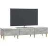 TV staliukas Televizoriaus spintelė Betono pilka 147 x 34,5 x 30 cm