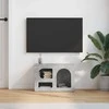 TV staliukas Televizoriaus spintelė Betono pilka 60 x 35 x 40 cm