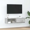 TV staliukas Televizoriaus spintelė, betono, 100x31x25,5cm, apdirbta mediena
