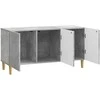 TV staliukas Televizoriaus spintelė Betono pilka 99 x 34,5 x 50 cm