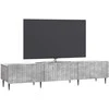 TV staliukas Televizoriaus spintelė Betono pilka 147 x 34,5 x 32 cm
