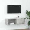 TV staliukas Televizoriaus spintelė, betono, 80x31x25,5cm, apdirbta mediena