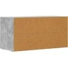 TV staliukas Televizoriaus spintelė Betono pilka 80 x 35 x 40 cm