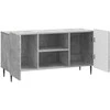 TV staliukas Televizoriaus spintelė Betono pilka 102 x 34,5 x 52 cm