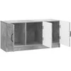 TV staliukas Televizoriaus spintelė Betono pilka 99 x 34,5 x 47 cm