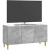 TV staliukas Televizoriaus spintelė Betono pilka 99 x 34,5 x 50 cm