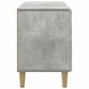 TV staliukas Televizoriaus spintelė Betono pilka 102 x 34,5 x 50 cm
