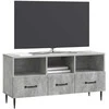 TV staliukas Televizoriaus spintelė Betono pilka 102 x 34,5 x 50 cm