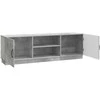 TV staliukas Televizoriaus spintelė Betono pilka 150 x 31 x 47 cm