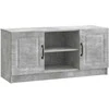 TV staliukas Televizoriaus spintelė Betono pilka 102 x 34,5 x 47 cm