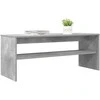 TV staliukas Televizoriaus spintelė 100 x 35 x 40 cm Betono pilka