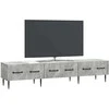 TV staliukas Televizoriaus spintelė Betono pilka 147 x 34,5 x 30 cm