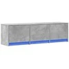 TV staliukas Televizoriaus spintelė Betono 140 x 34 x 40 cm Apdirbta mediena