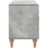 TV staliukas Televizoriaus spintelė Betono pilka 102 x 34,5 x 50 cm