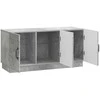 TV staliukas Televizoriaus spintelė Betono pilka 99 x 34,5 x 47 cm