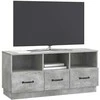 TV staliukas Televizoriaus spintelė Betono pilka 102 x 34,5 x 47 cm