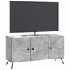 TV staliukas Televizoriaus spintelė Betono pilka 99 x 34,5 x 50 cm